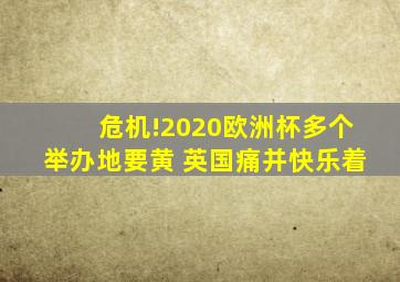 危机!2020欧洲杯多个举办地要黄 英国痛并快乐着